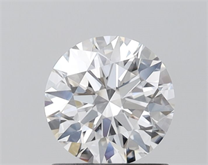 Picture of Lab Grown Diamond 1.05 Carats, Round with Ideal Cut, D Color, VVS2 Clarity and Certified by IGI