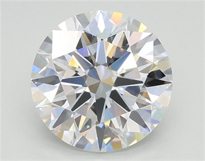 Picture of Lab Grown Diamond 2.04 Carats, Round with Ideal Cut, E Color, VS1 Clarity and Certified by IGI