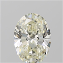 Natural Diamond 1.50 Carats, Oval with  Cut, K Color, VVS1 Clarity and Certified by GIA
