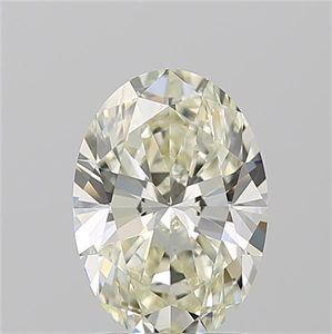 Picture of Natural Diamond 1.50 Carats, Oval with  Cut, K Color, VVS1 Clarity and Certified by GIA