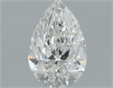 Diamante Natural 0.30 quilates, De pera , Color E, claridad VS1 y certificado GIA