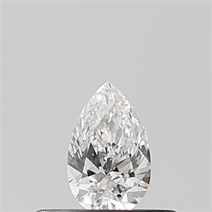 Picture of Natural Diamond 0.20 Carats, Pear with  Cut, E Color, VS2 Clarity and Certified by GIA
