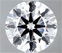 Lab Grown Diamond 1.15 Carats, Round with Excellent Cut, D Color, VVS1 Clarity and Certified by IGI