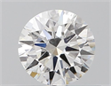 Natural Diamond 0.46 Carats, Round with Excellent Cut, F Color, SI2 Clarity and Certified by GIA