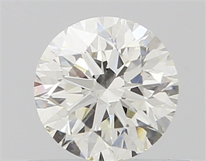 Picture of Natural Diamond 0.50 Carats, Round with Excellent Cut, G Color, VVS2 Clarity and Certified by IGI