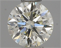 Diamante Natural 0.42 quilates, Redondo , Color J, claridad VVS2 y certificado IGI