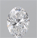 Natural Diamond 1.01 Carats, Oval with  Cut, D Color, VVS2 Clarity and Certified by GIA