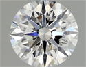 Natural Diamond 0.70 Carats, Round with Excellent Cut, E Color, SI2 Clarity and Certified by GIA