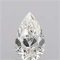 Natural Diamond 0.81 Carats, Pear with  Cut, F Color, I1 Clarity and Certified by GIA