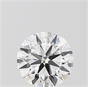 Lab Grown Diamond 1.03 Carats, Round with Ideal Cut, D Color, VS1 Clarity and Certified by IGI