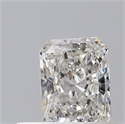 Natural Diamond 0.37 Carats, Radiant with  Cut, G Color, VS2 Clarity and Certified by GIA