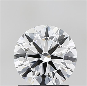 Picture of Lab Grown Diamond 1.46 Carats, Round with Ideal Cut, D Color, VVS2 Clarity and Certified by IGI