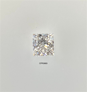 Picture of Natural Diamond 0.81 Carats, Princess with  Cut, G Color, VS2 Clarity and Certified by GIA