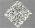 Natural Diamond 0.80 Carats, Princess with  Cut, I Color, VS1 Clarity and Certified by IGI