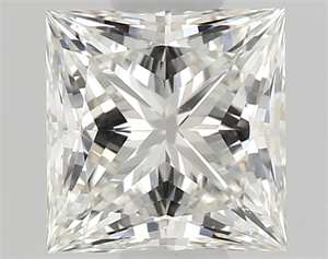 Picture of Natural Diamond 0.52 Carats, Princess with  Cut, H Color, VVS1 Clarity and Certified by GIA
