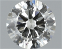 Natural Diamond 0.50 Carats, Round with Very Good Cut, H Color, VS2 Clarity and Certified by IGI