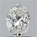 Natural Diamond 0.81 Carats, Oval with  Cut, G Color, VVS1 Clarity and Certified by GIA