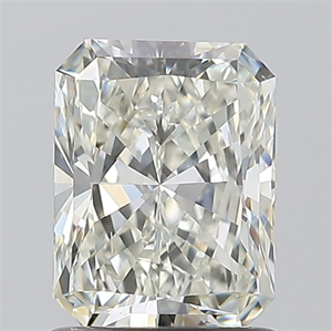 Picture of Natural Diamond 1.20 Carats, Radiant with  Cut, J Color, VS2 Clarity and Certified by GIA