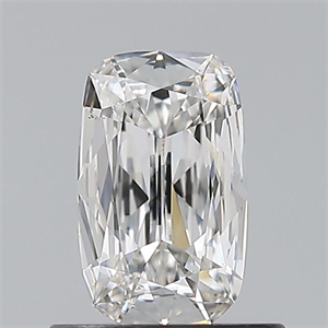 Foto Diamante Natural 0.50 quilates, Del cojín , Color F, claridad SI1 y certificado GIA de