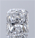 Natural Diamond 0.30 Carats, Radiant with  Cut, E Color, VVS1 Clarity and Certified by GIA