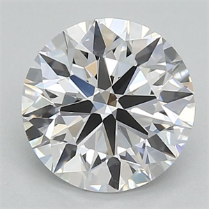 Picture of Lab Grown Diamond 1.00 Carats, Round with Ideal Cut, D Color, VS1 Clarity and Certified by IGI