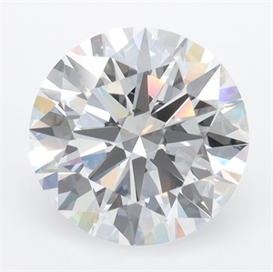 Picture of Lab Grown Diamond 3.00 Carats, Round with Ideal Cut, D Color, VVS2 Clarity and Certified by IGI