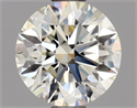 Natural Diamond 0.90 Carats, Round with Excellent Cut, L Color, VS1 Clarity and Certified by GIA