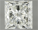 Natural Diamond 0.80 Carats, Princess with  Cut, L Color, VVS2 Clarity and Certified by GIA