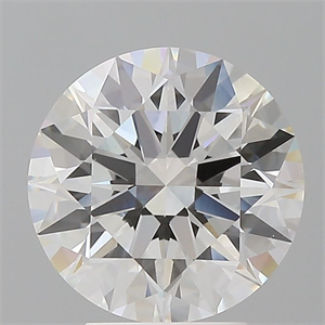 Picture of Lab Grown Diamond 3.60 Carats, Round with Ideal Cut, E Color, VVS2 Clarity and Certified by IGI