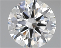 Lab Grown Diamond 1.07 Carats, Round with Ideal Cut, E Color, VVS1 Clarity and Certified by IGI