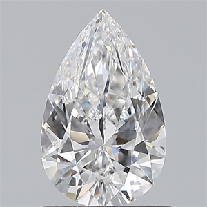 Foto Diamante Natural 0.80 quilates, De pera , Color D, claridad VVS2 y certificado GIA de