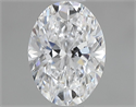 Natural Diamond 0.70 Carats, Oval with  Cut, D Color, SI2 Clarity and Certified by GIA