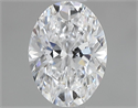 Natural Diamond 0.70 Carats, Oval with  Cut, D Color, SI2 Clarity and Certified by GIA