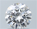 Natural Diamond 0.90 Carats, Round with Excellent Cut, F Color, SI1 Clarity and Certified by GIA