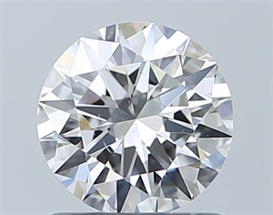 Picture of Natural Diamond 0.90 Carats, Round with Excellent Cut, F Color, SI1 Clarity and Certified by GIA