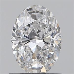 Foto Diamante Natural 0.70 quilates, Ovalado , Color D, claridad SI2 y certificado GIA de