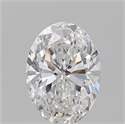 Natural Diamond 1.01 Carats, Oval with  Cut, E Color, VS2 Clarity and Certified by GIA