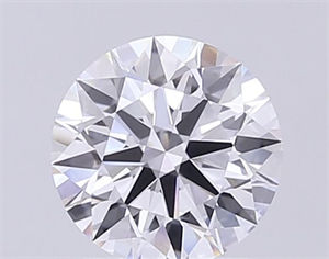 Picture of Lab Grown Diamond 1.03 Carats, Round with Ideal Cut, F Color, VVS1 Clarity and Certified by IGI