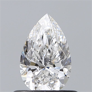 Foto Diamante Natural 0.54 quilates, De pera , Color D, claridad VS1 y certificado GIA de