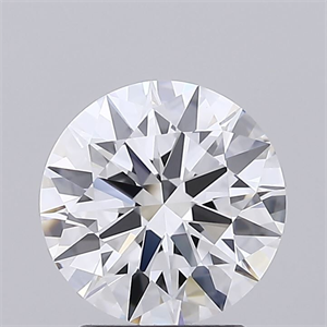 Picture of Lab Grown Diamond 2.04 Carats, Round with Ideal Cut, D Color, IF Clarity and Certified by IGI