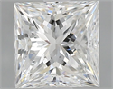 Diamante Natural 0.60 quilates, Princesa , Color F, claridad VS2 y certificado GIA
