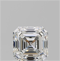 Natural Diamond 1.01 Carats, Asscher with  Cut, G Color, VS1 Clarity and Certified by GIA