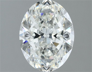 Picture of Natural Diamond 1.51 Carats, Oval with  Cut, H Color, VS2 Clarity and Certified by GIA
