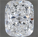 Natural Diamond 2.20 Carats, Cushion with  Cut, E Color, VS1 Clarity and Certified by GIA