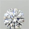 Del inventario de diamantes de laboratorio, 2.10 quilates, Redondo , Color F, claridad VVS2 y certificado IGI