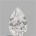 Diamante Natural 0.56 quilates, De pera , Color E, claridad VVS1 y certificado GIA