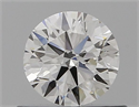 Diamante Natural 0.50 quilates, Redondo , Color F, claridad VS2 y certificado GIA