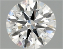 Lab Grown Diamond 1.53 Carats, Round with Ideal Cut, G Color, VS1 Clarity and Certified by IGI