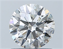 Natural Diamond 0.80 Carats, Round with Excellent Cut, I Color, VS2 Clarity and Certified by GIA