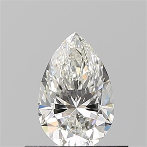 Picture of Natural Diamond 0.50 Carats, Pear with  Cut, H Color, VVS1 Clarity and Certified by GIA